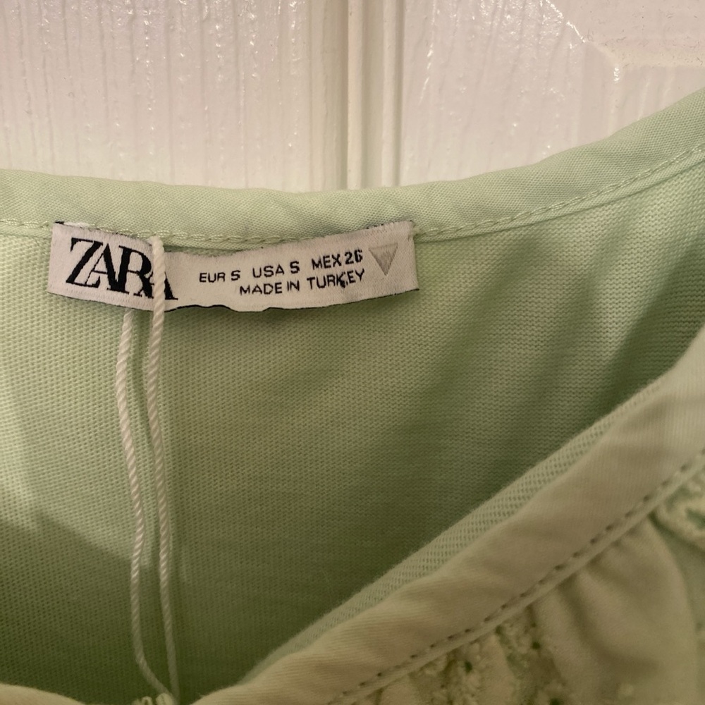 Zara Light Green Dress